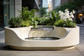 Matte Black Aviation-Grade Stainless Steel Waterfall Planter