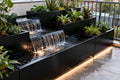 Modern Geometric Metal Waterfall Planter