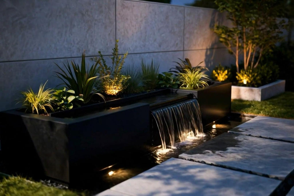 Signature Matte Black Water Planter
