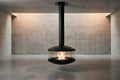 The Zenith Suspended Fireplace | Modern Architectural Centerpiece