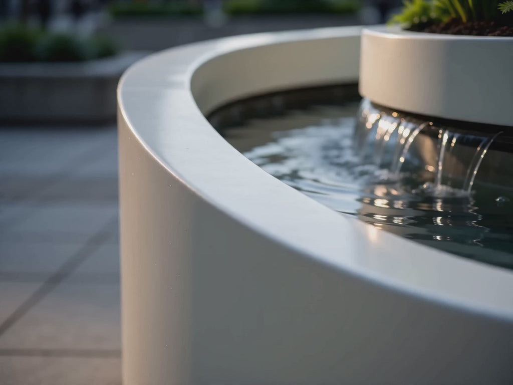 Architectural Water Feature & Planter