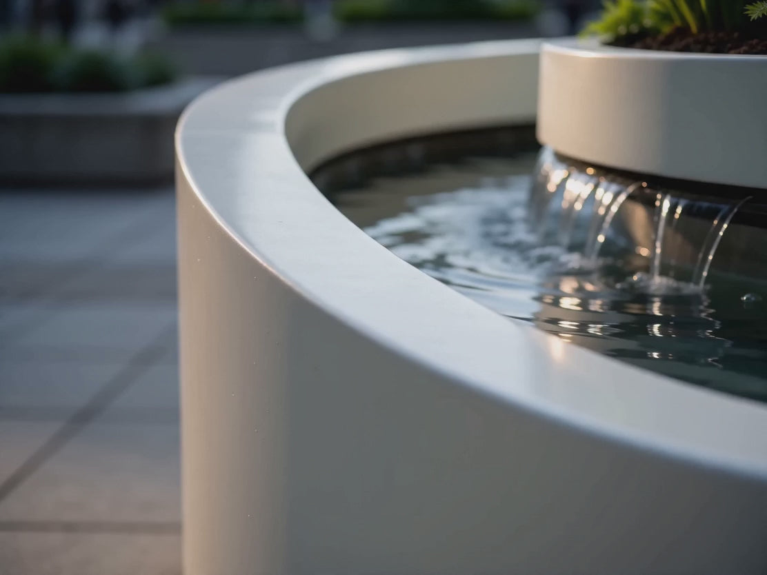 Architectural Water Feature & Planter